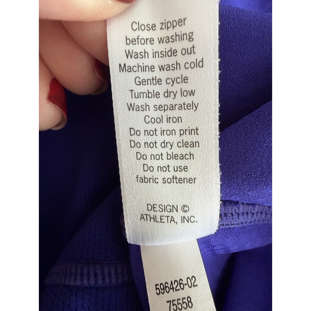 Athleta Purple Blue Skort Skirt Athletic Skort Women Size Small Performance Golf - Picture 7 of 10